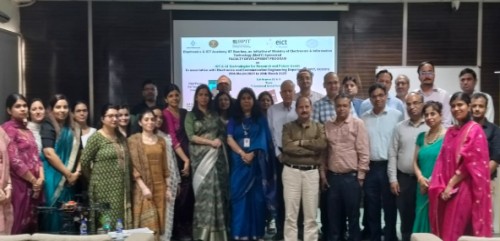 Hands-on session by Dr. Kalpana Johari (C-DAC, Noida) on UAVs, highlighting advancements and applications in defense, agriculture, and surveillance