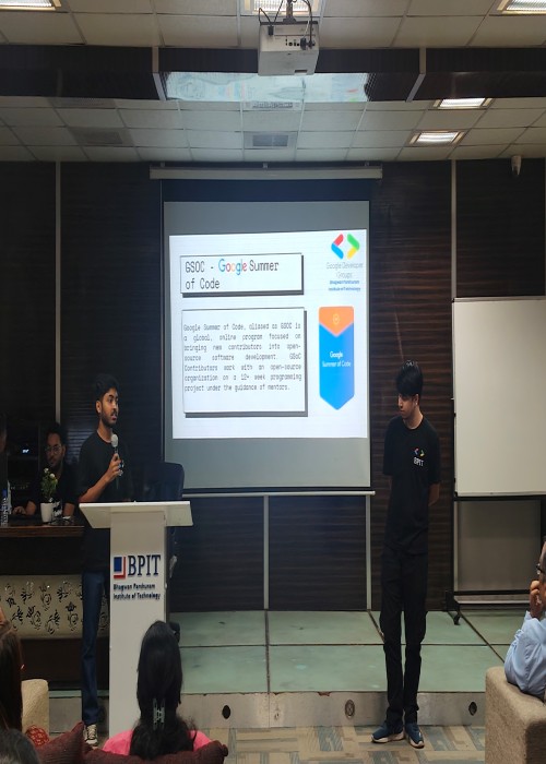 IT first year Induction Session Registrations for TechSprint – An online hackathon by GDG BPIT